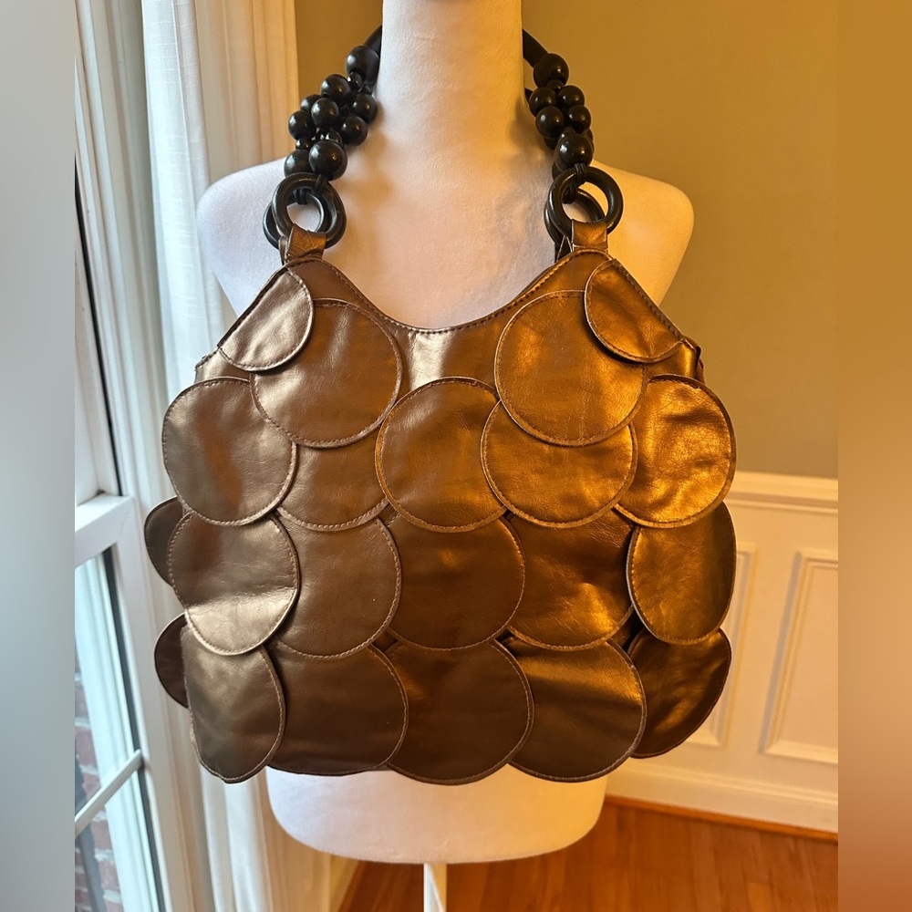 Vintage Bueno Copper Metallic Women's Bag